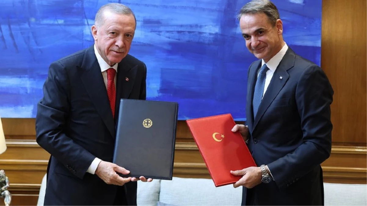Cumhurbaşkanı Erdoğan ve Miçotakis imzaları attı! İşte Yunanistan'la yeni bir sayfa açacak bildirinin detayları