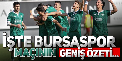 İşte Serik Belediyespor- Bursaspor maç özeti!