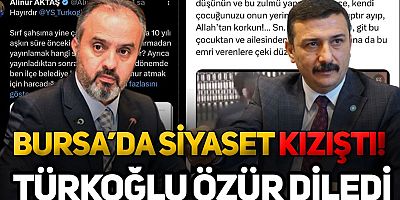 Türkoğlu paylaştı, sildi! Alinur Aktaş'tan özür diledi