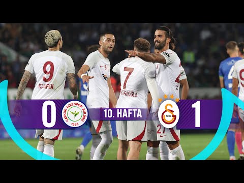 Çaykur Rizespor (0-1) Galatasaray - Highlights/Özet | Trendyol Süper Lig - 2023/24